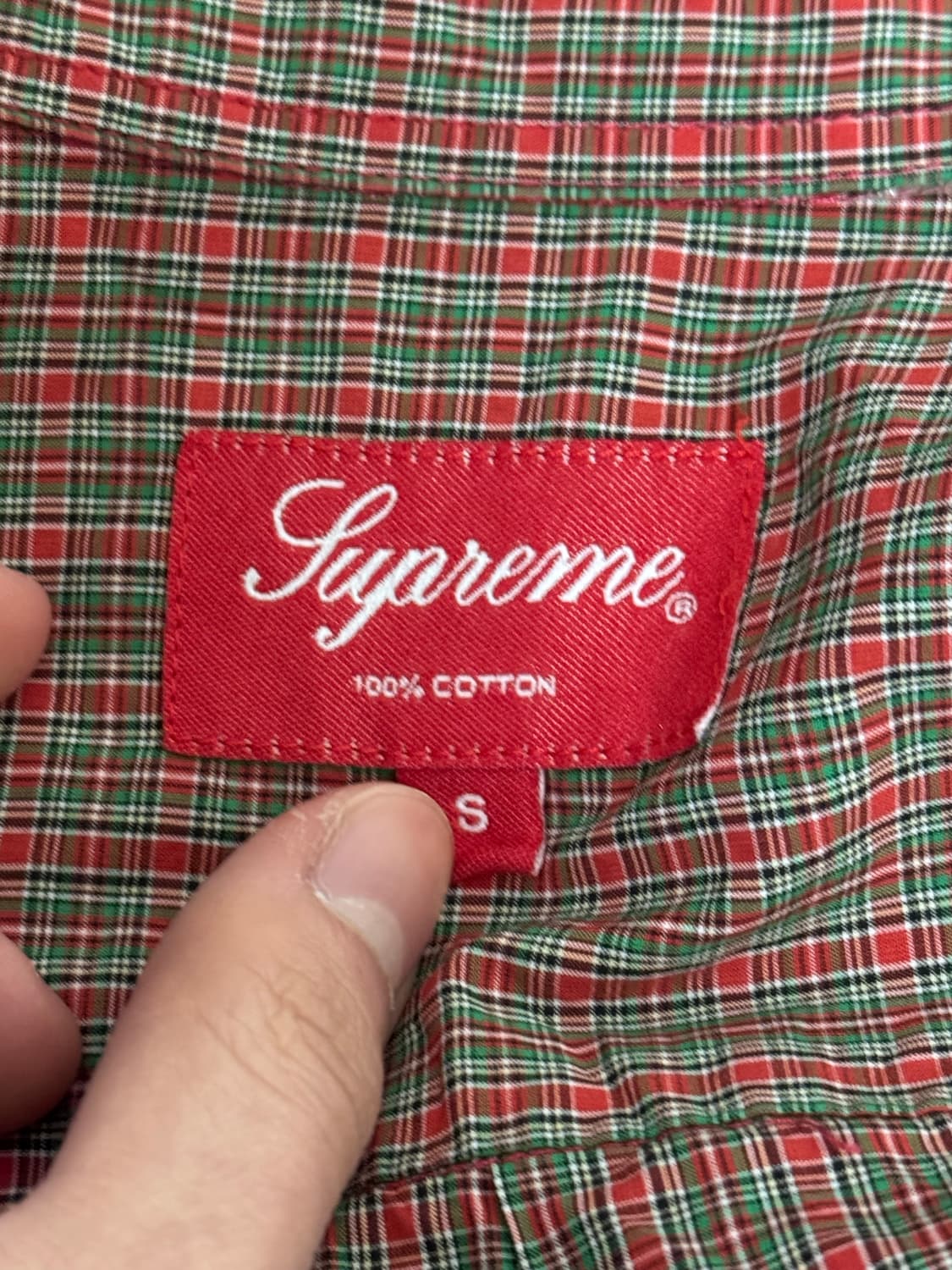 [S] 슈프림 체크셔츠 상품이미지3