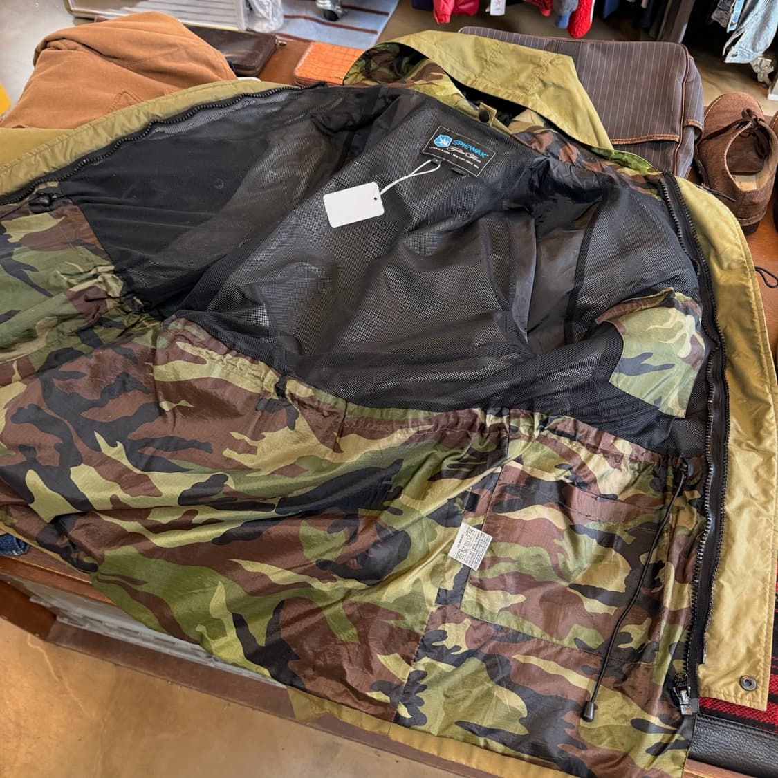 스피왁 골든 플리스 페이딩 라이트 나일론 밀리터리 파카 자켓 ~ L 상품이미지5