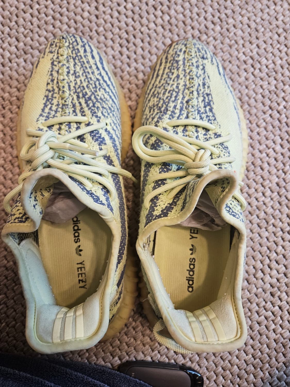 이지부스트 350 세미프로즌옐로우 265 상품이미지5