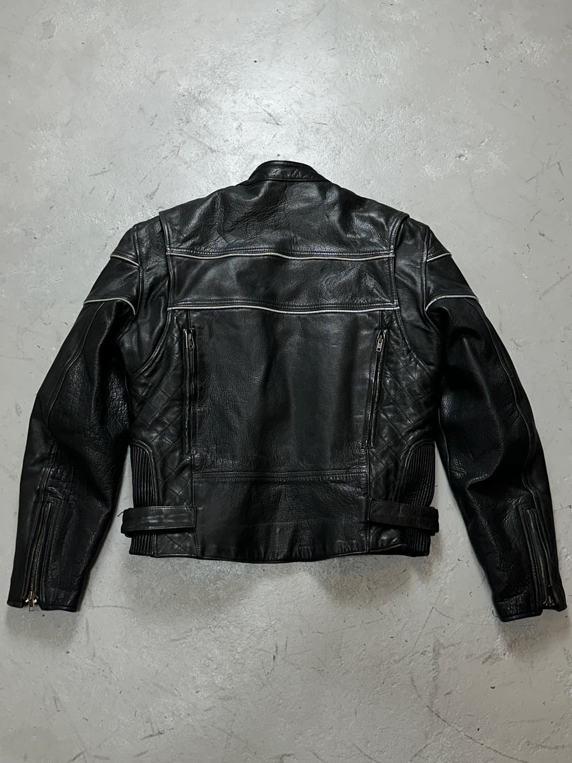 00's 빈티지 그레인 레더 자켓 빈티지 라이더 자켓 상품이미지4