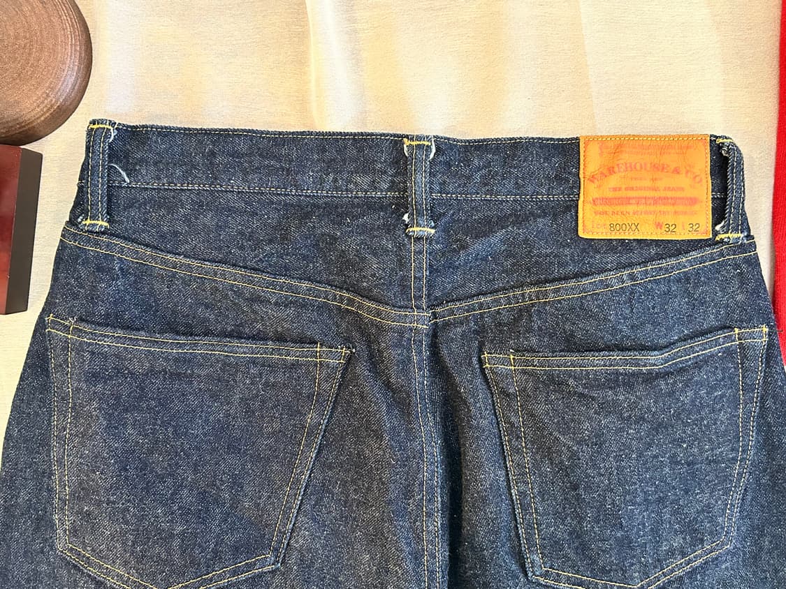 Warehouse 800XX Selvedge Raw Denim Jeans 상품이미지9