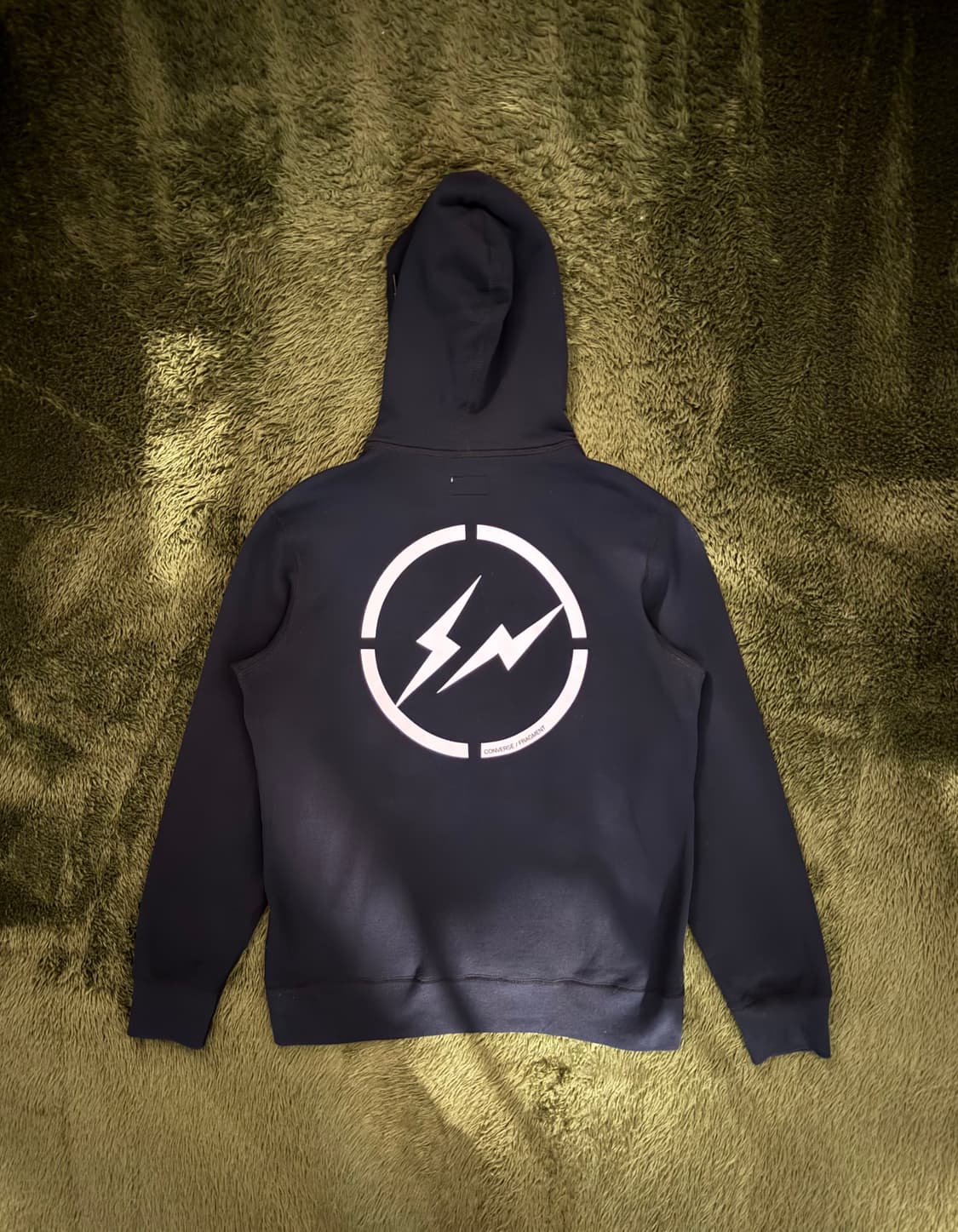 [XL] 컨버스 X 프라그먼트 디자인 콜라보 컷오프 후디 네이비 상품이미지6