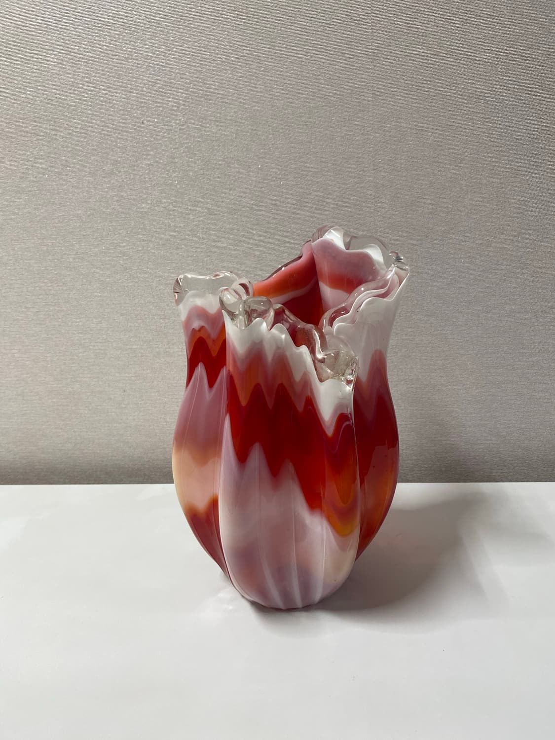 일본 마블 유리공예 수공예 화병 빈티지 소품 상품이미지2