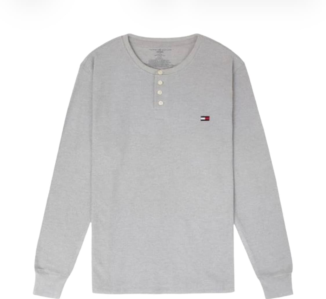 구합니다ㅠㅜ)타미 힐피거 써멀 슬리프 헨리 롱슬리브 그레이 헤더 상품이미지1