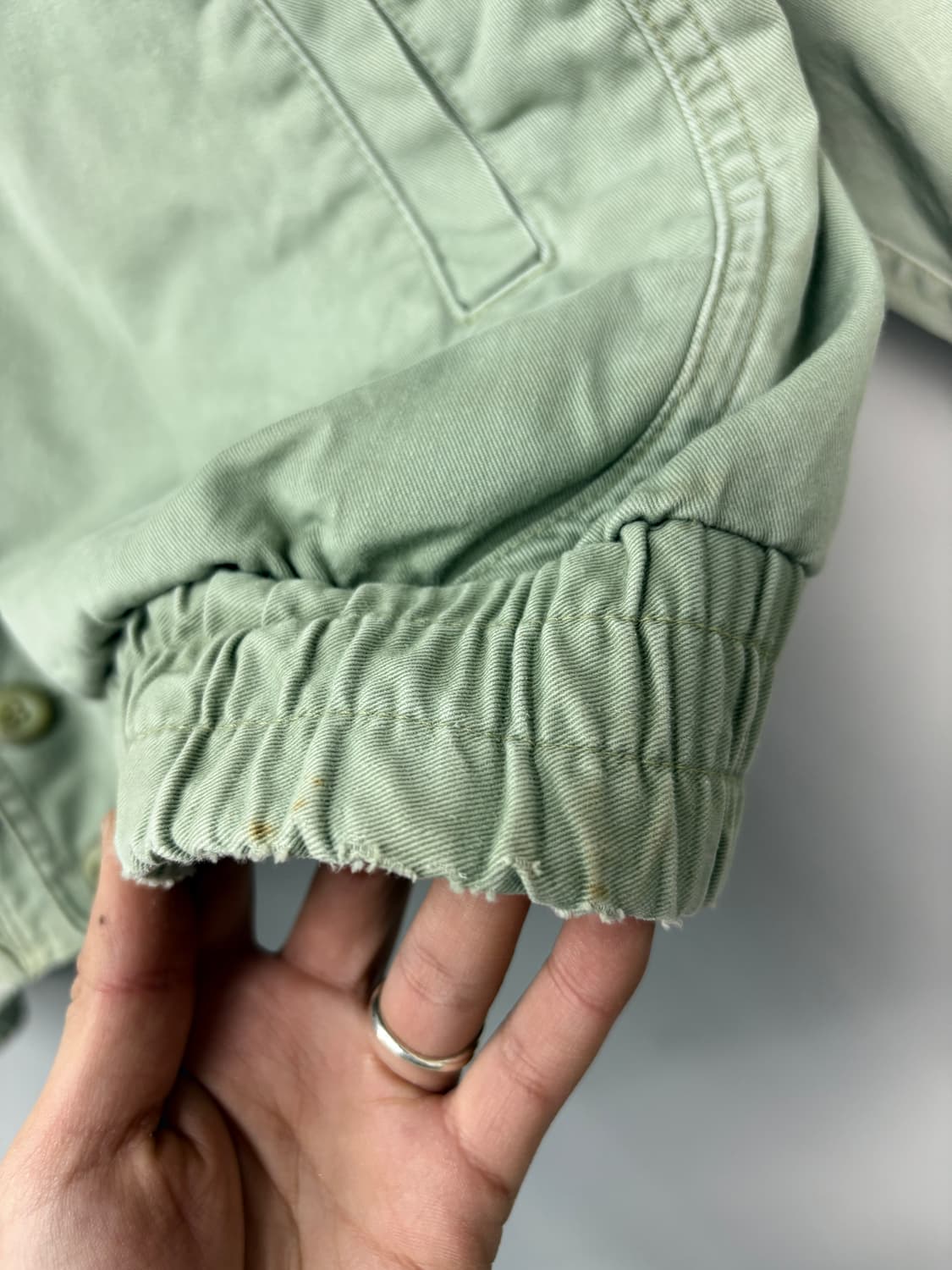 리 포켓 캔버스 블루종자켓 A3608 상품이미지7