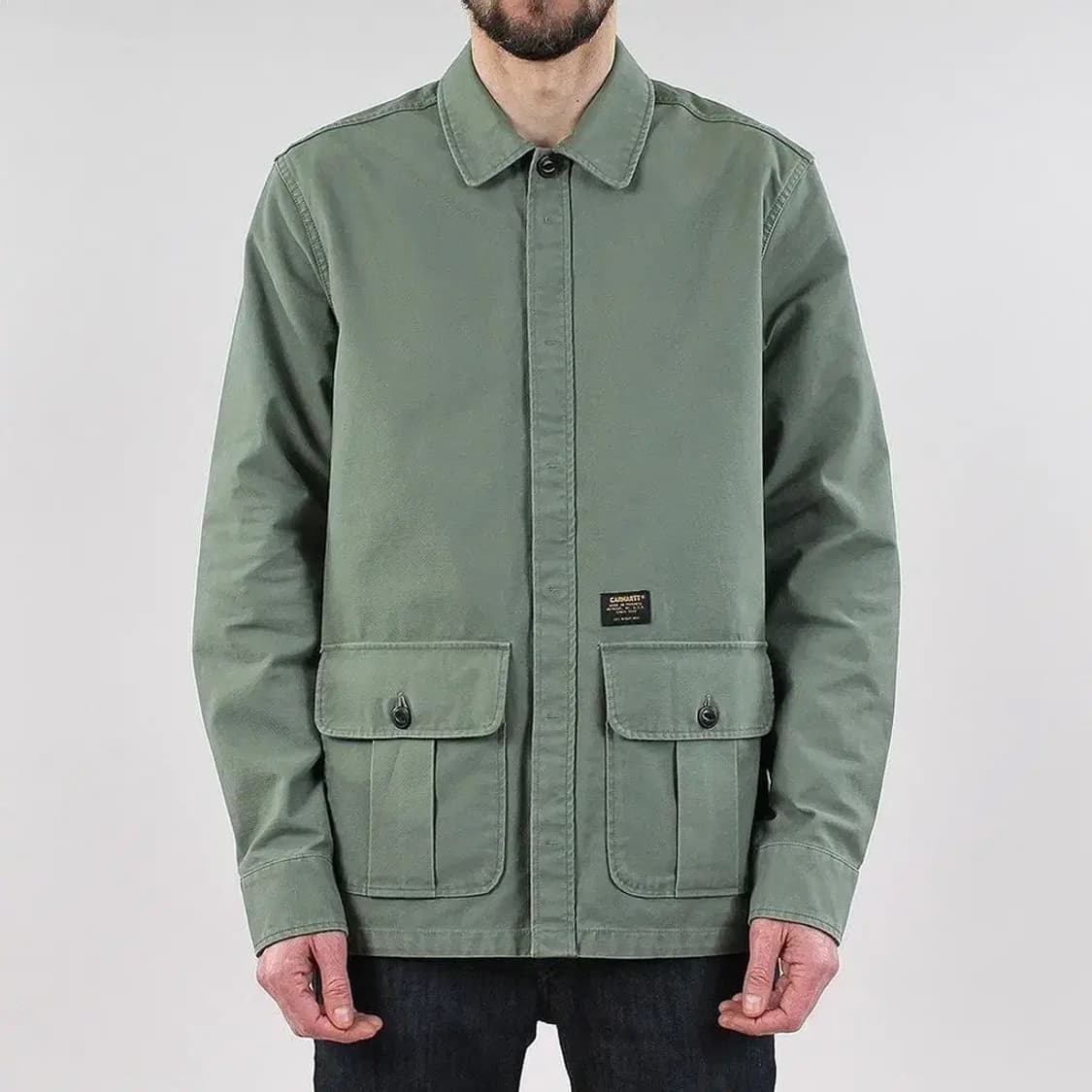 칼하트 카키 워크셔츠 자켓 상품이미지7