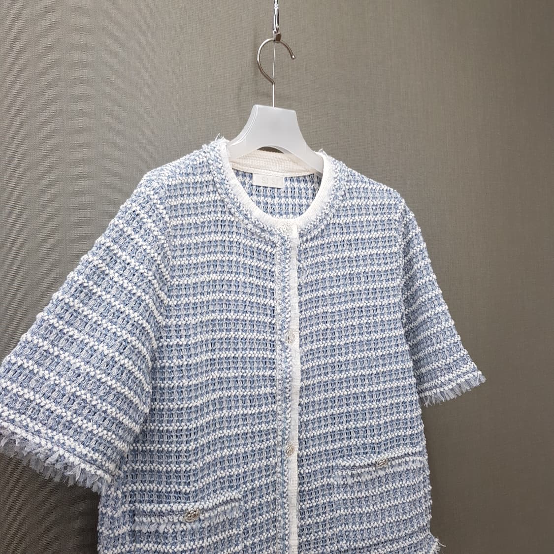 한섬 SJSJ 2022 트위드 반팔 자켓 F사이즈 상품이미지3