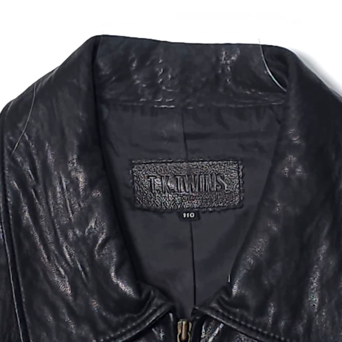 TK.TWINS 양가죽 집업 자켓 2XL 상품이미지5