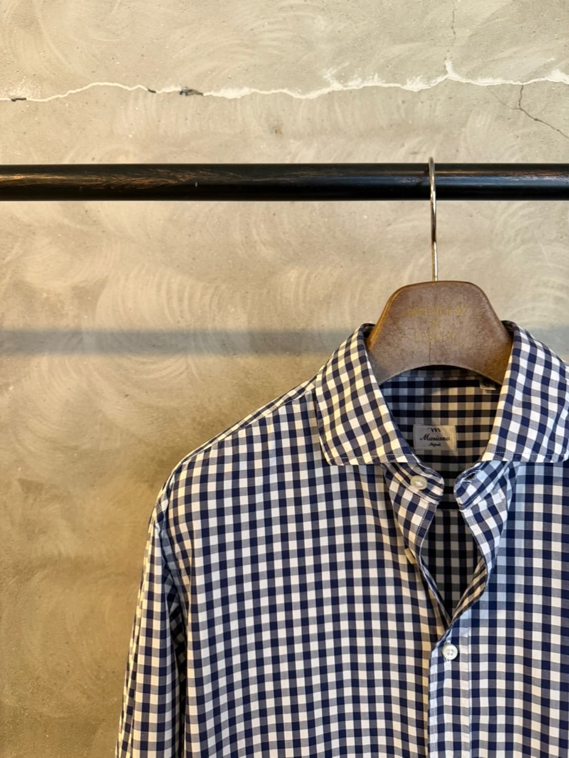 마리아노 깅엄 체크 셔츠 100 상품이미지2