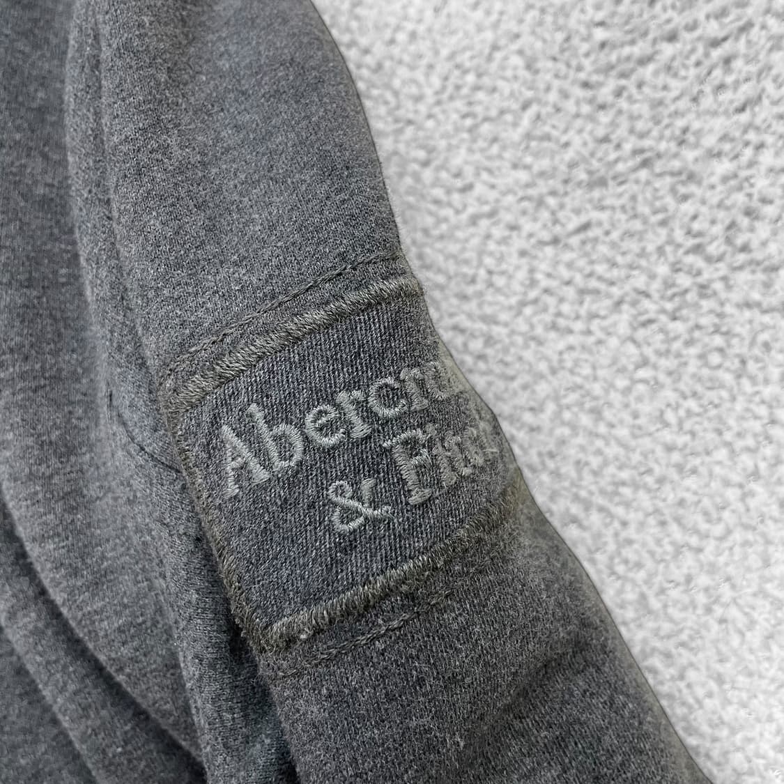 아베크롬비 울프죠 퍼 후드집업 그레이 상품이미지3