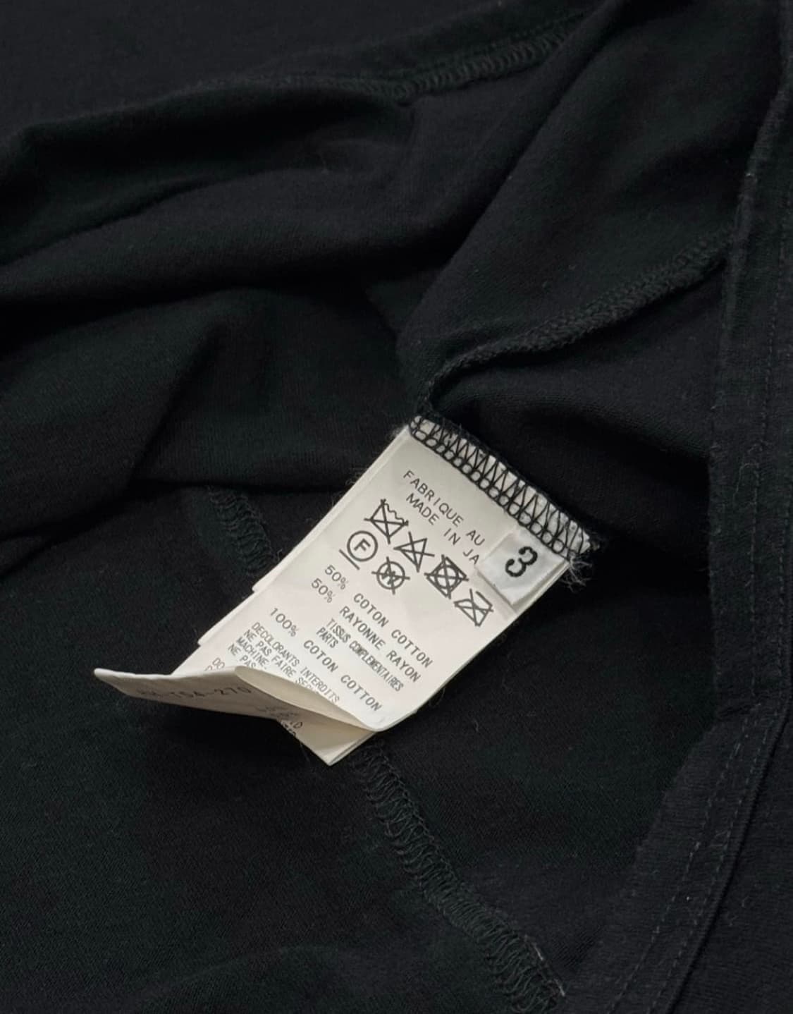 요지 야마모토 비대칭 리빌드 티셔츠 상품이미지4