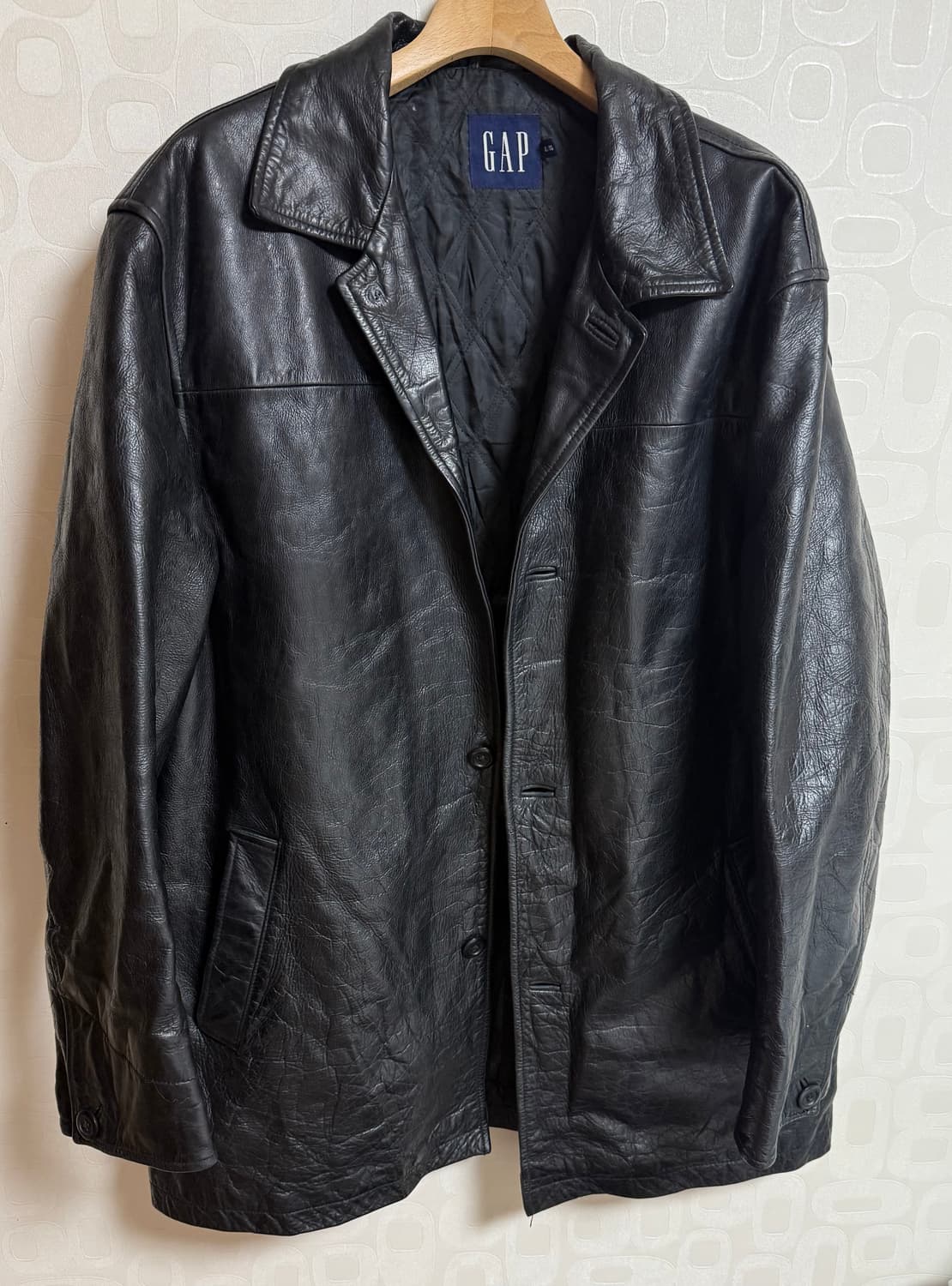 Gap 갭 90S OLD GAP 가죽 카코트 XL사이즈 상품이미지1