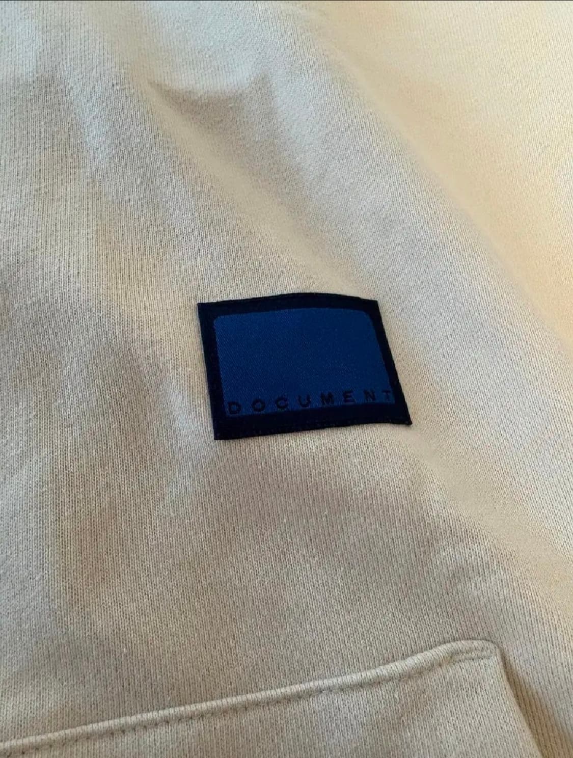 (새상품) 도큐먼트 크리스마스 스웻 후디 (S, 아이보리) 상품이미지6