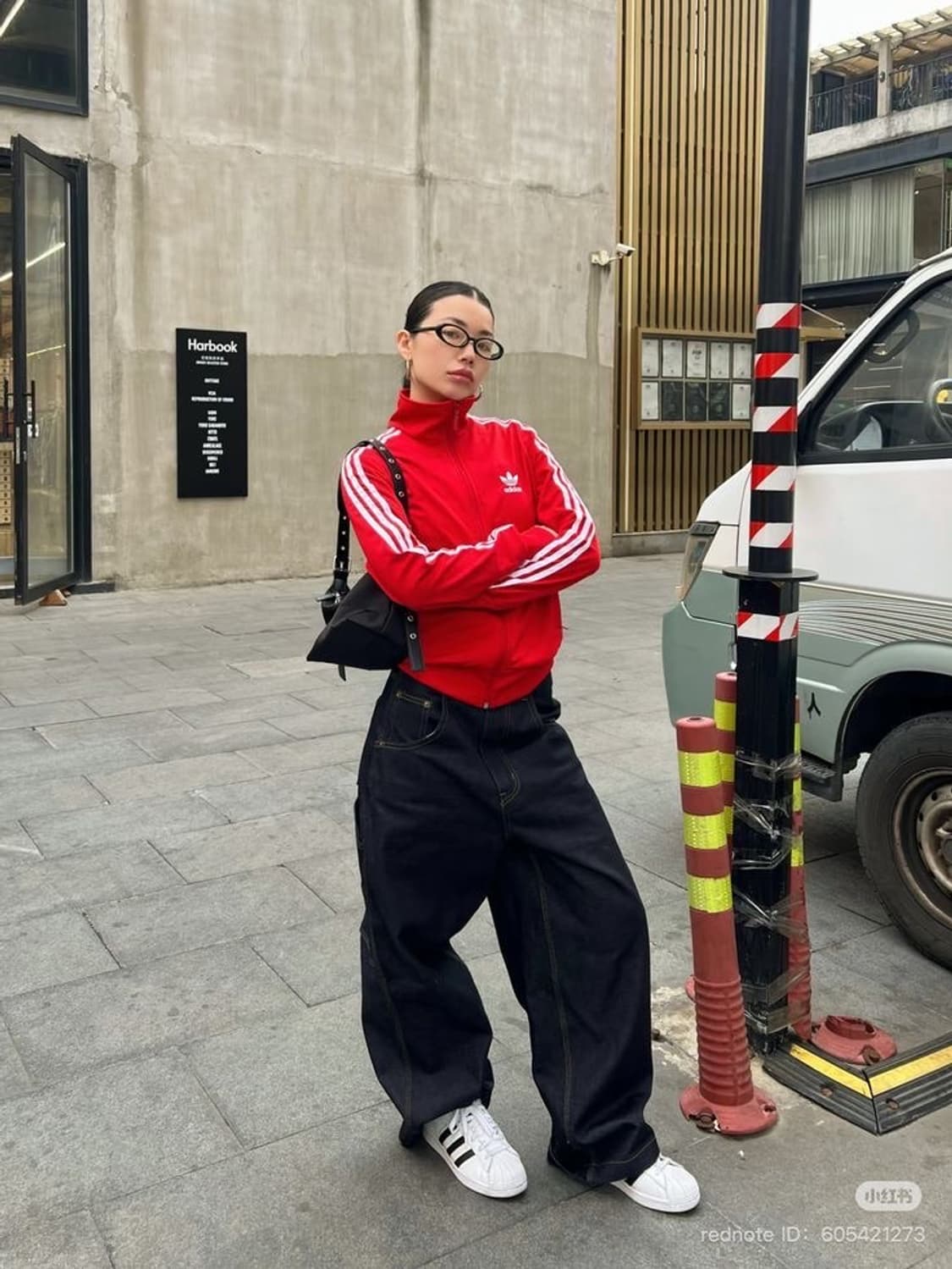 아디다스 파이어버드 레드 트랙탑 져지 L 상품이미지2