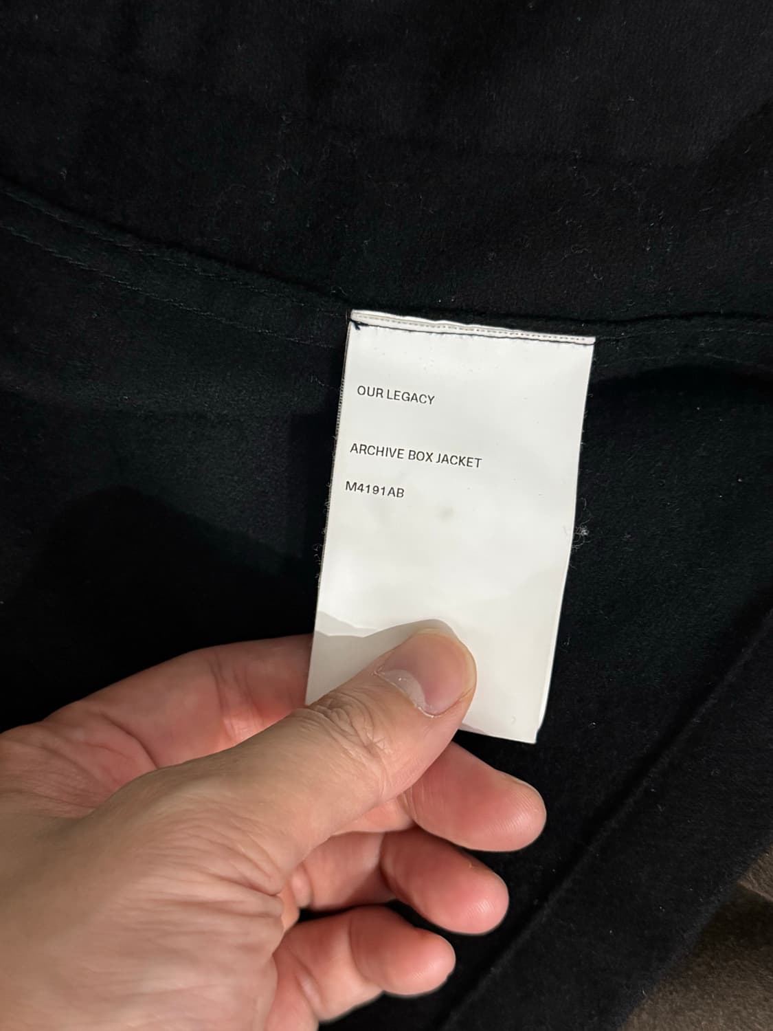 Ourlegacy 아카이브박스 울 자켓 상품이미지3