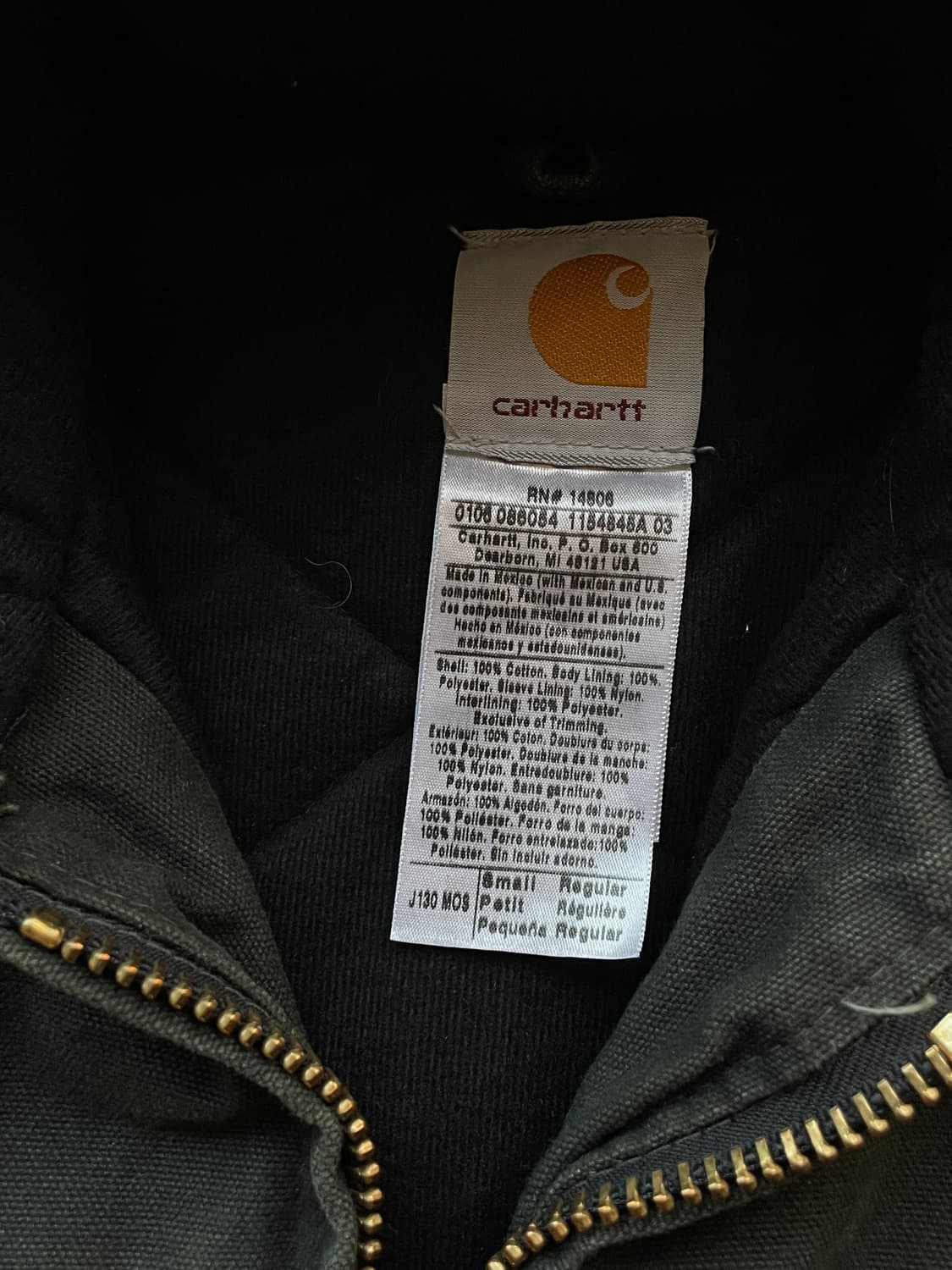 칼하트 j130 mos 모스 액티브 샌드스톤 빈티지 carhartt 상품이미지3