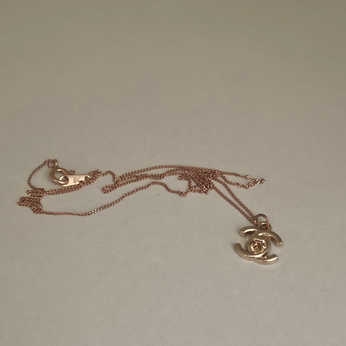 샤넬 925 턴락 CC목걸이 빈티지 업사이클링  상품이미지4