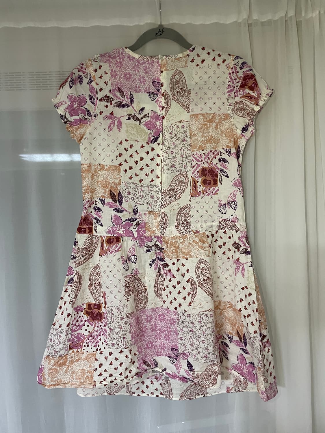 패치워크 원피스 상의 반팔 상품이미지5