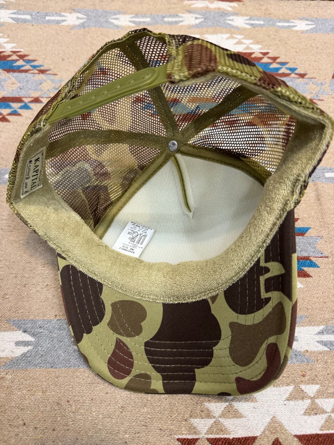 [OS] 캐피탈 BAZAAR 카모 트러커 캡 (오사카한정) 상품이미지6