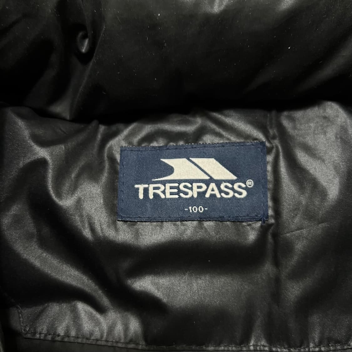 트레스패스 여성 포켓 로고 후드 경량패딩 점퍼 [블랙] L/100 상품이미지5