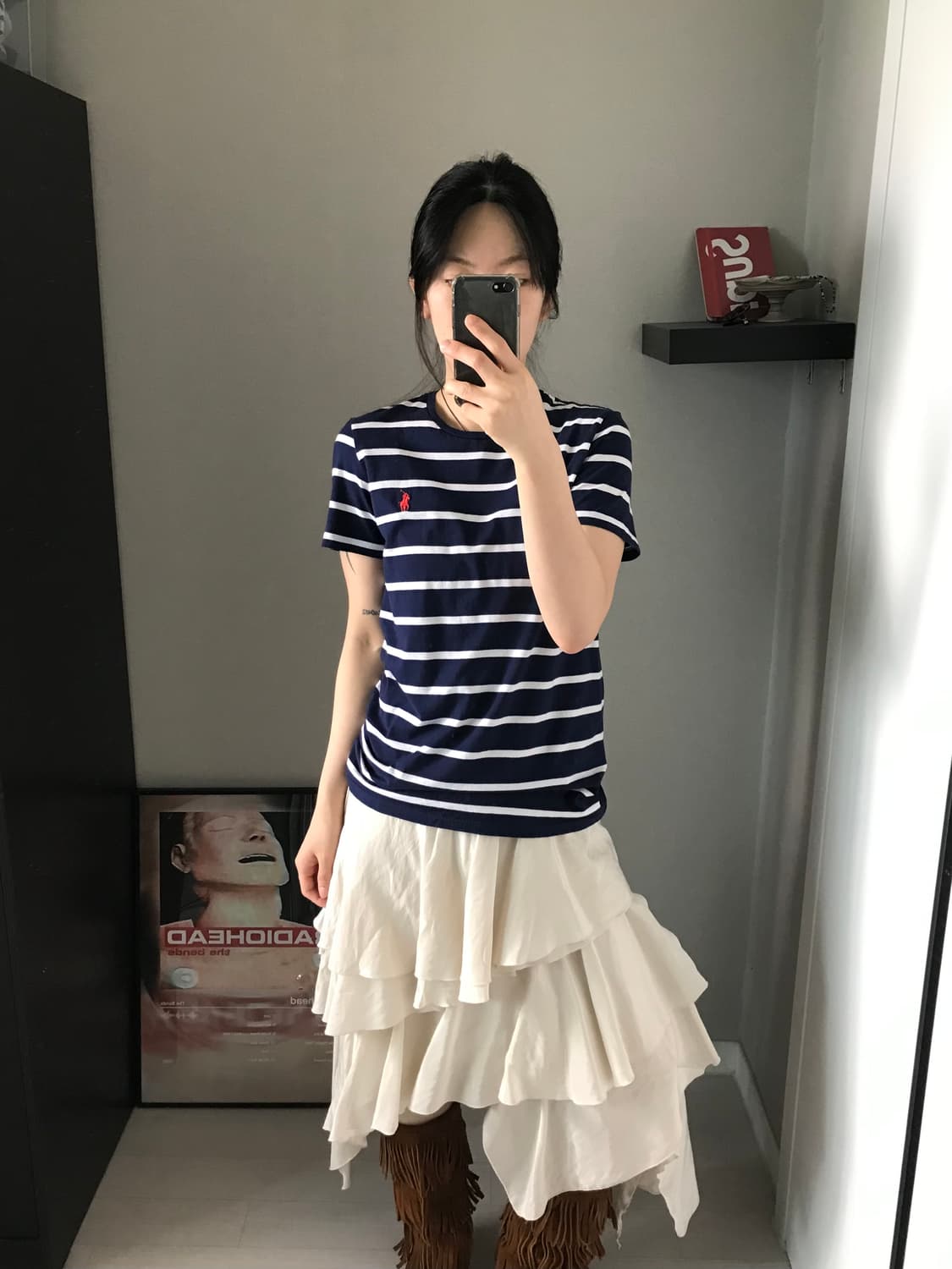 폴로 랄프로렌 스포츠 포니로고 스트라이프 반팔 상품이미지4