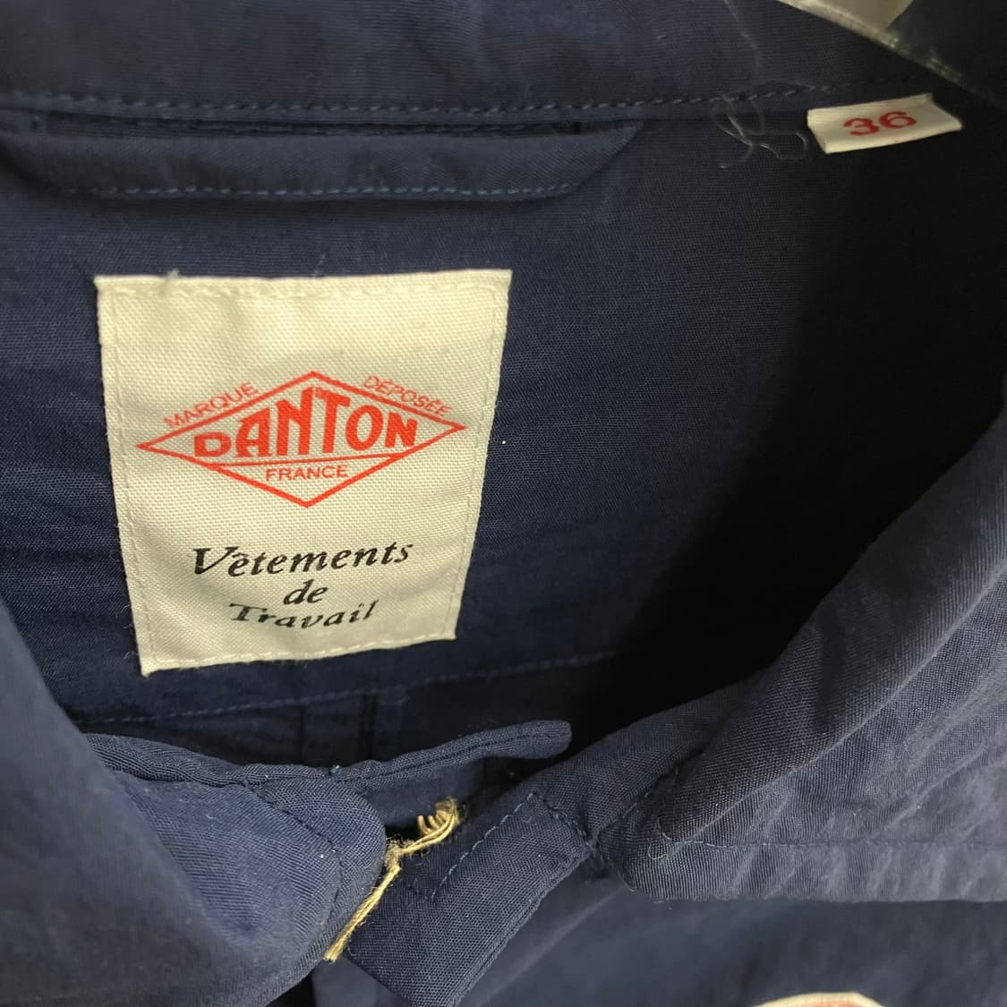 단톤 네이비 싱글 워크 코트 36 상품이미지3