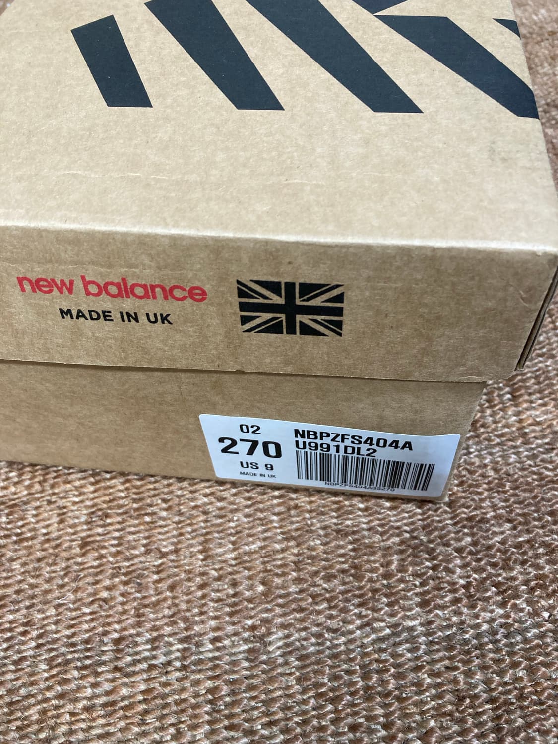 뉴발란스 991v2 270 새상품 (크림가40이상) 상품이미지4