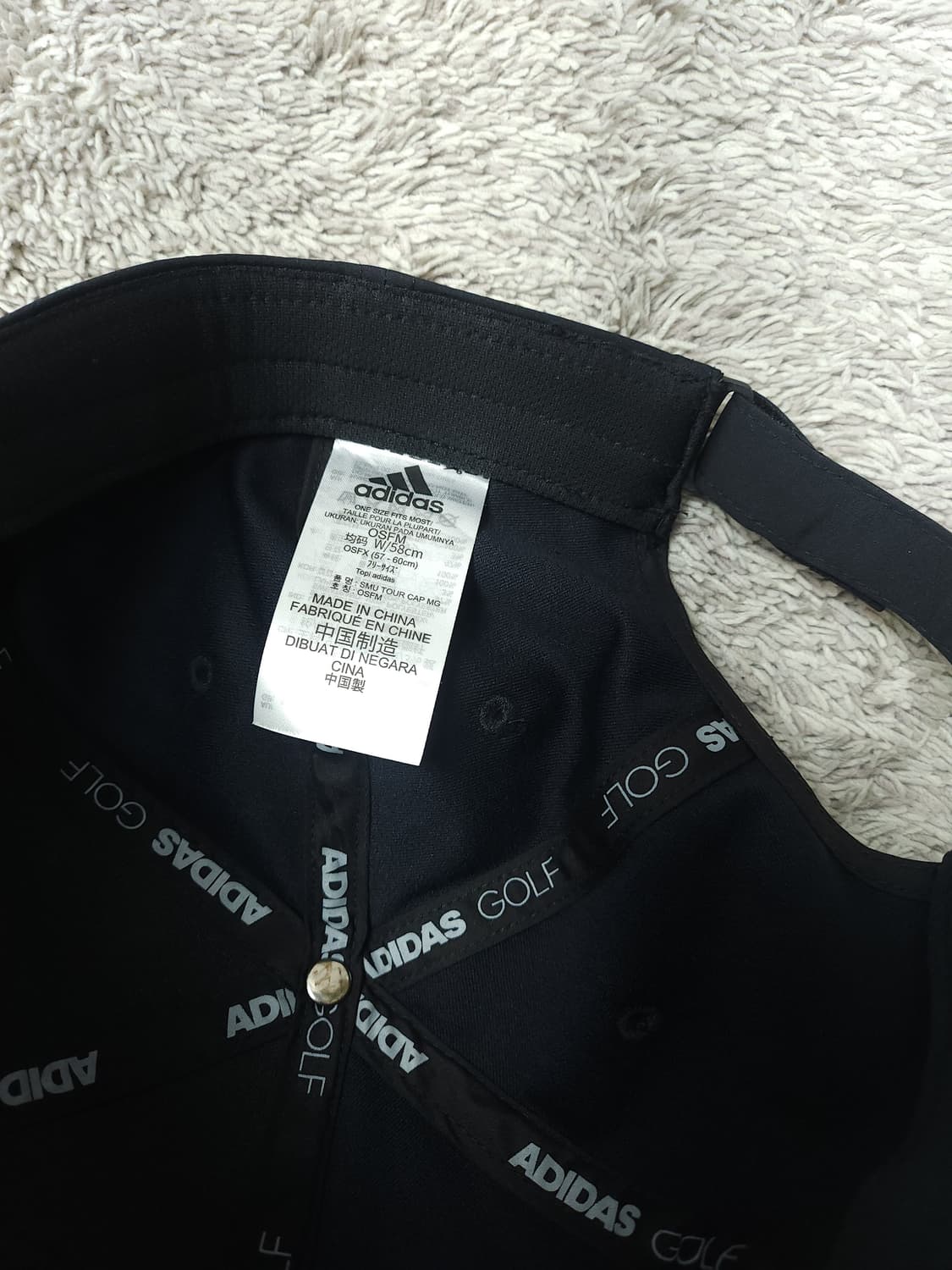 아디다스 골프 기능성 볼캡 블랙 새제품 상품이미지9
