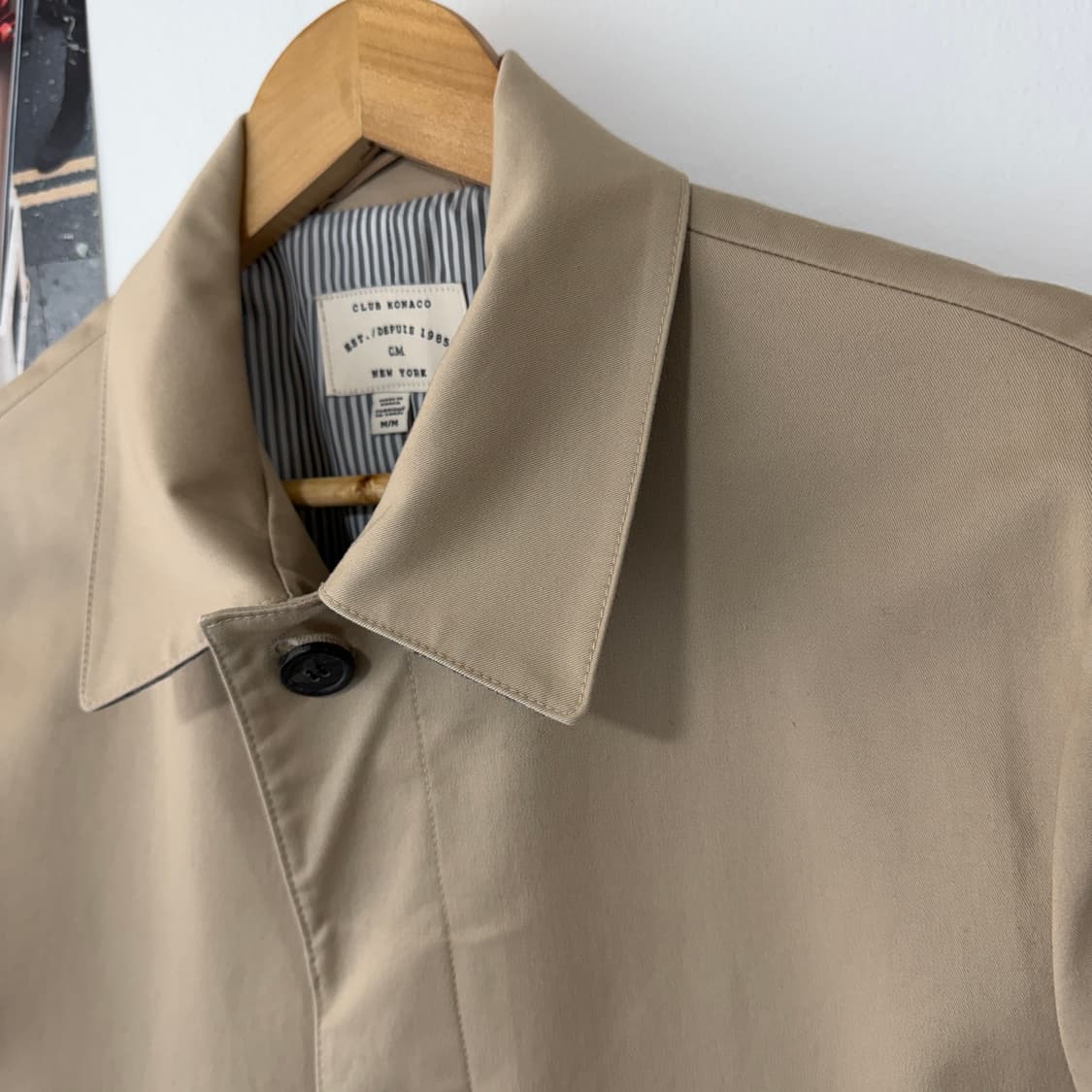 [M] 클럽모나코 싱글 트렌치코트 상품이미지5