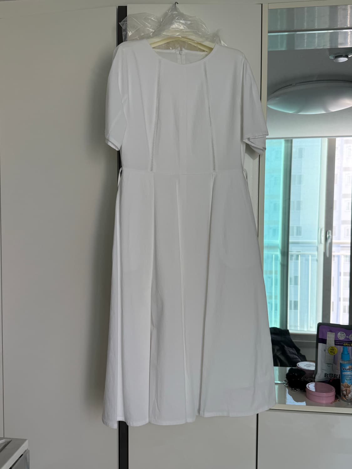 유메르 리넨 플레어 원피스(L) 상품이미지1