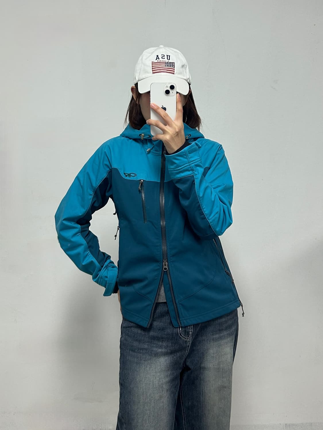 아웃도어리서치 자수로고 마운틴 자켓 등산 바람막이 상품이미지1