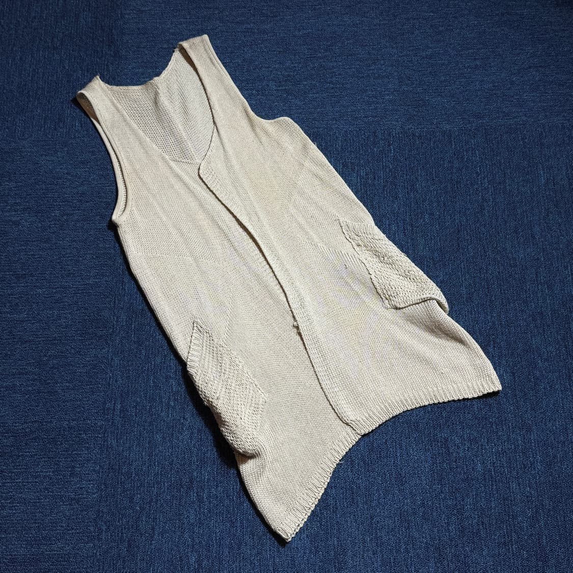 모리걸 조끼 니트 가디건  상품이미지1