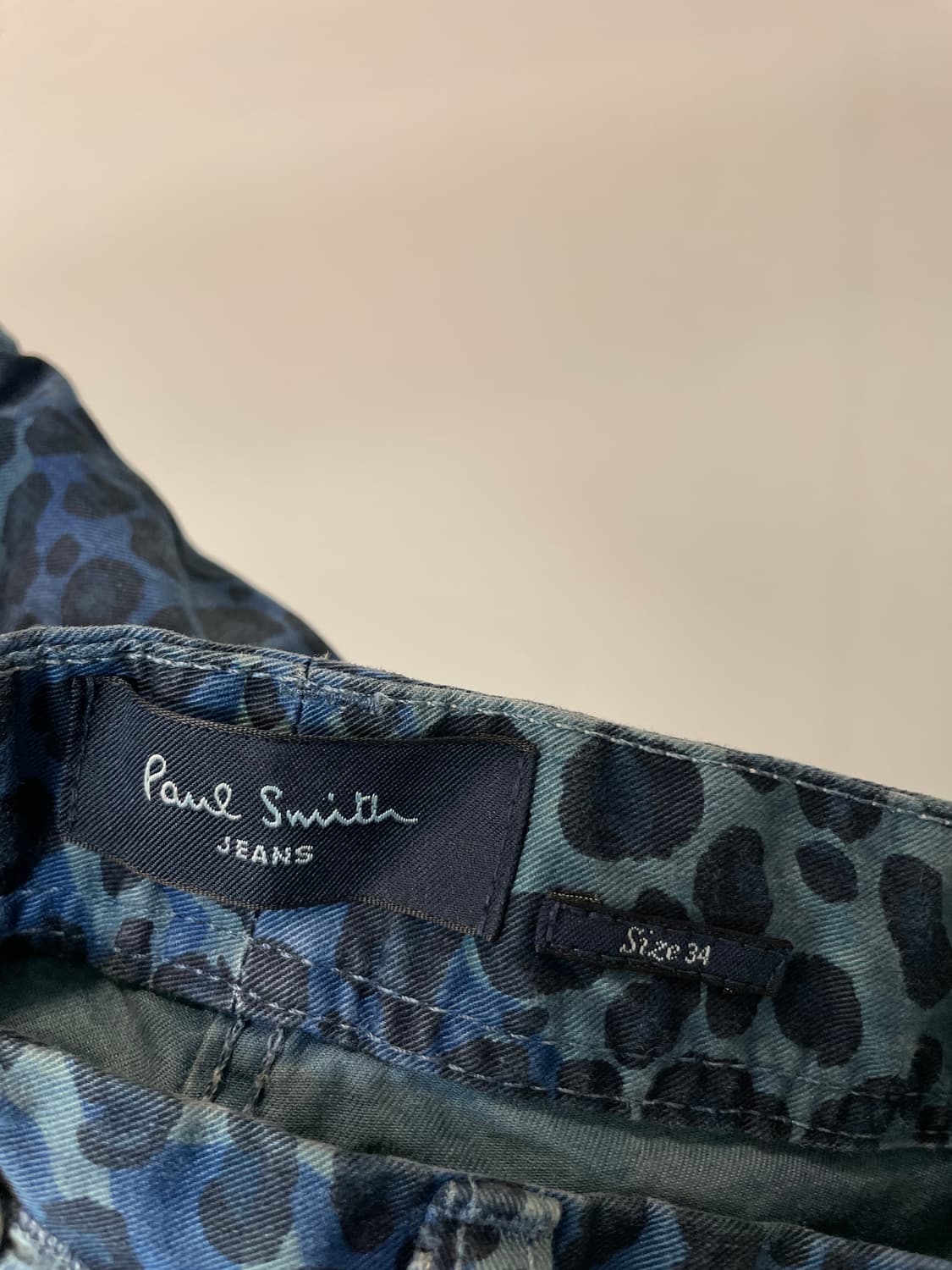 (34) Paul Smith 폴스미스 블루 레오파드 반바지 상품이미지6