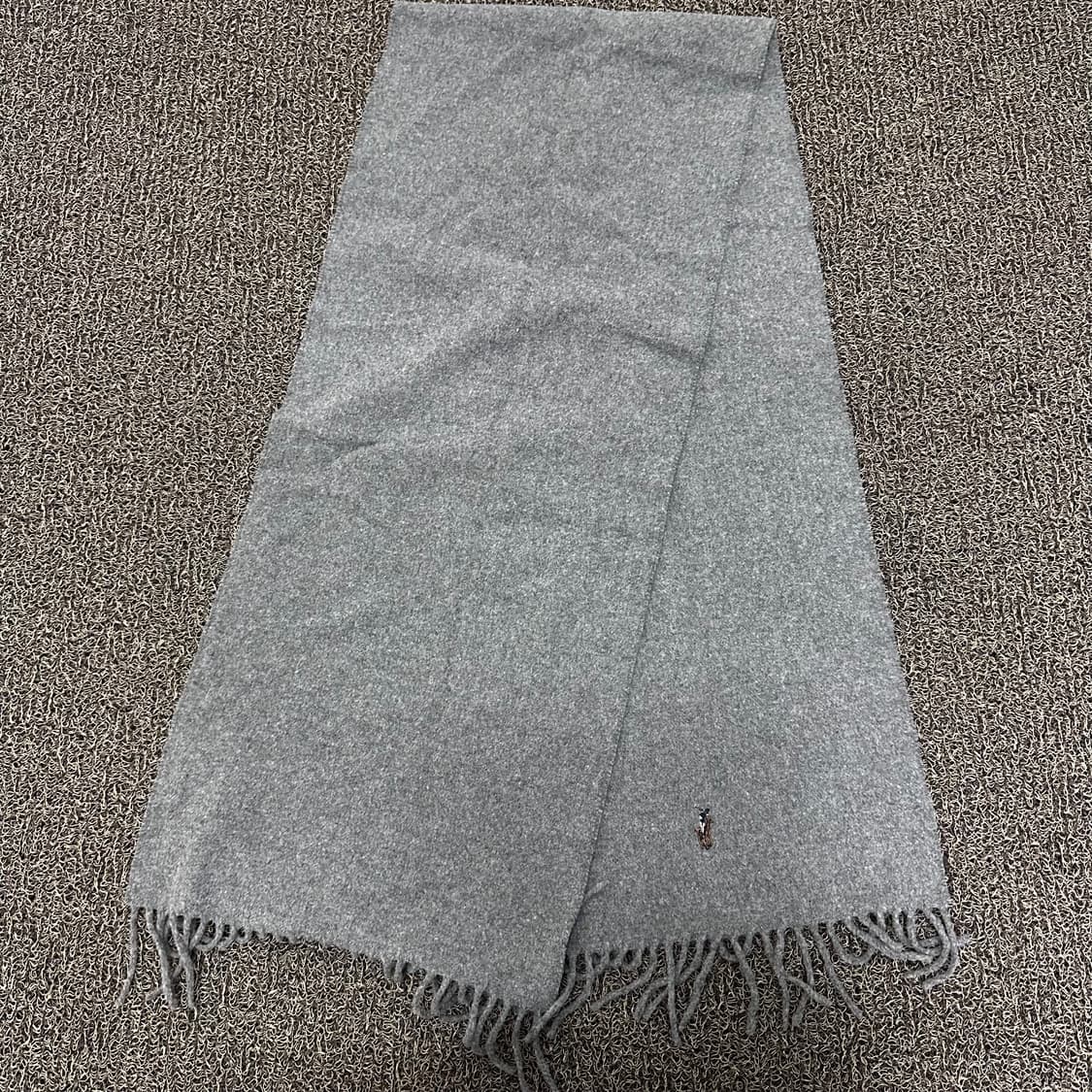 POLO 폴로 랄프로렌 머플러 울 목도리 그레이 상품이미지8