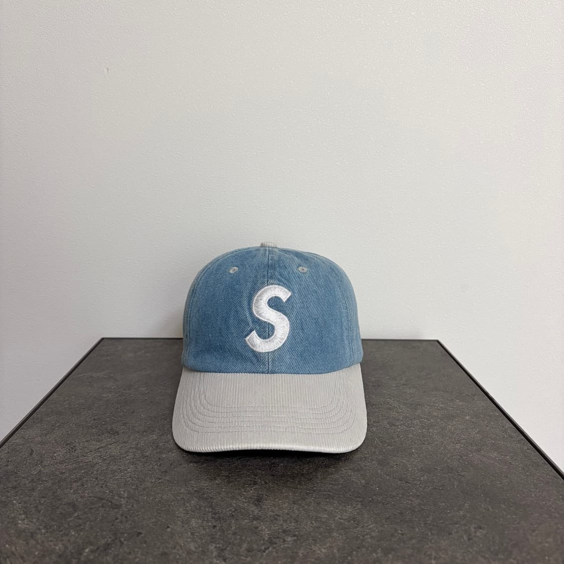 (OS) 슈프림 S로고 볼캡 모자 투톤 데님 상품이미지1