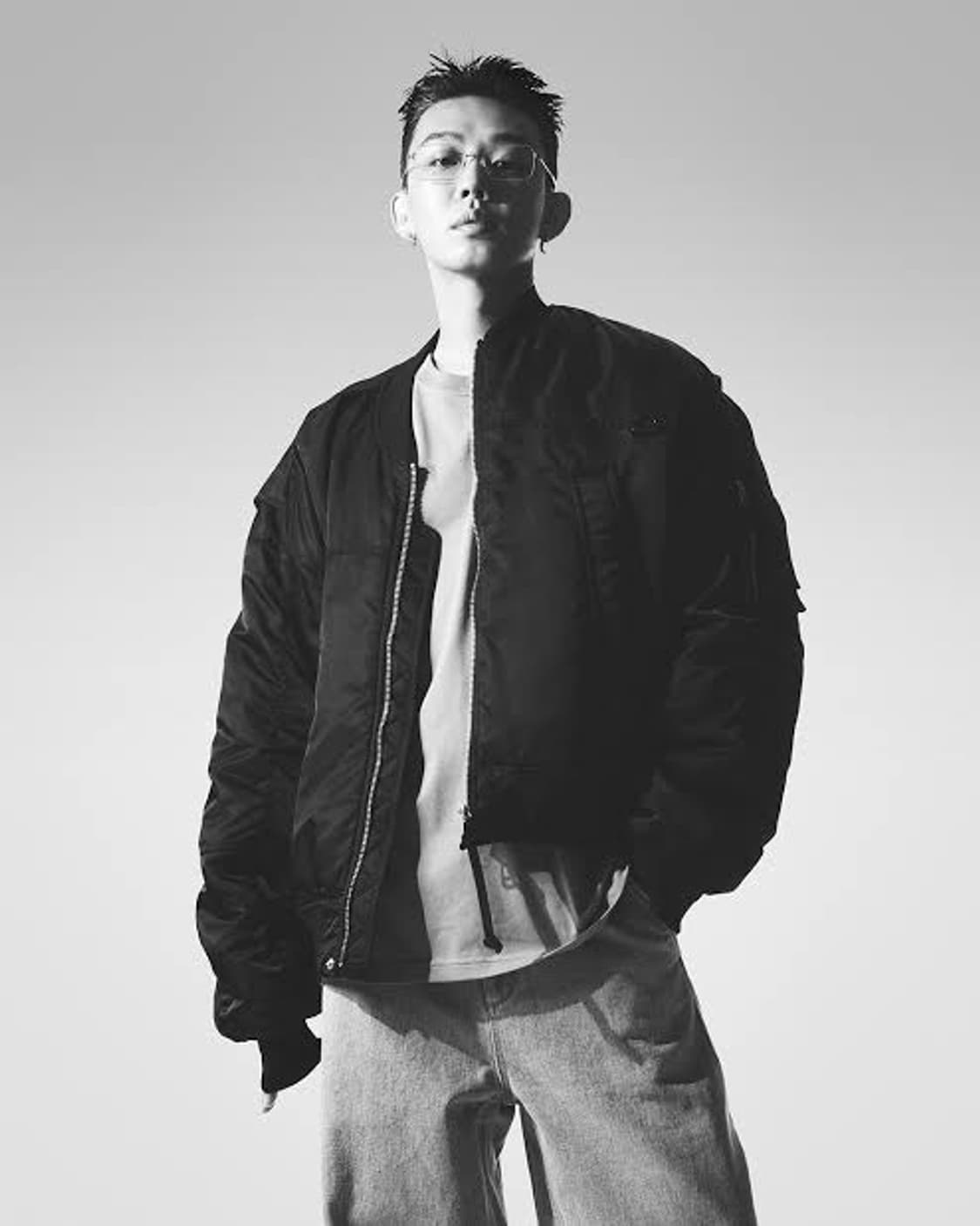 유아인 무신사스탠다드 무탠다드 봄버 ma1 상품이미지1