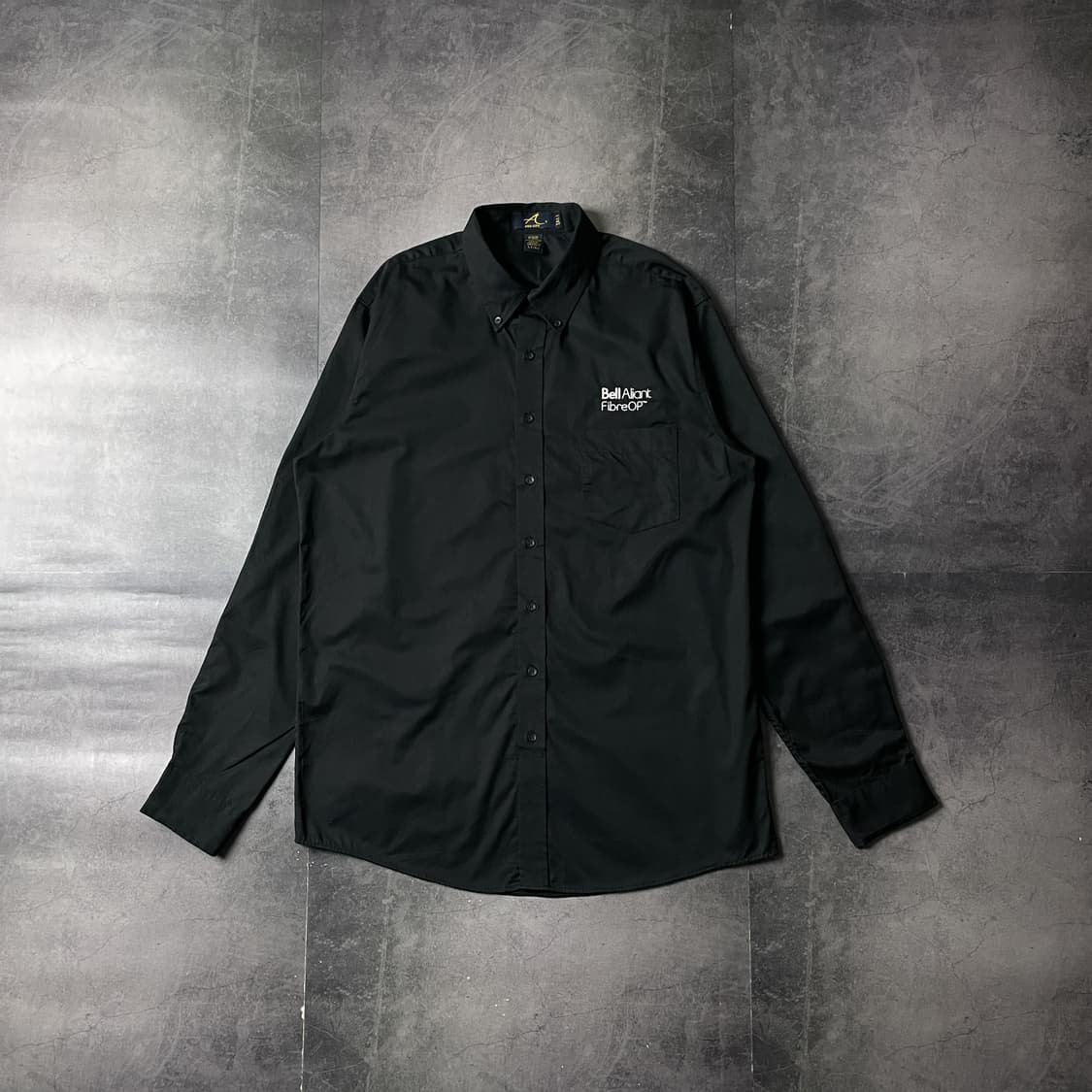 ASH CITY 빈티지 블랙 다운버튼 코튼 셔츠 A00709 상품이미지1