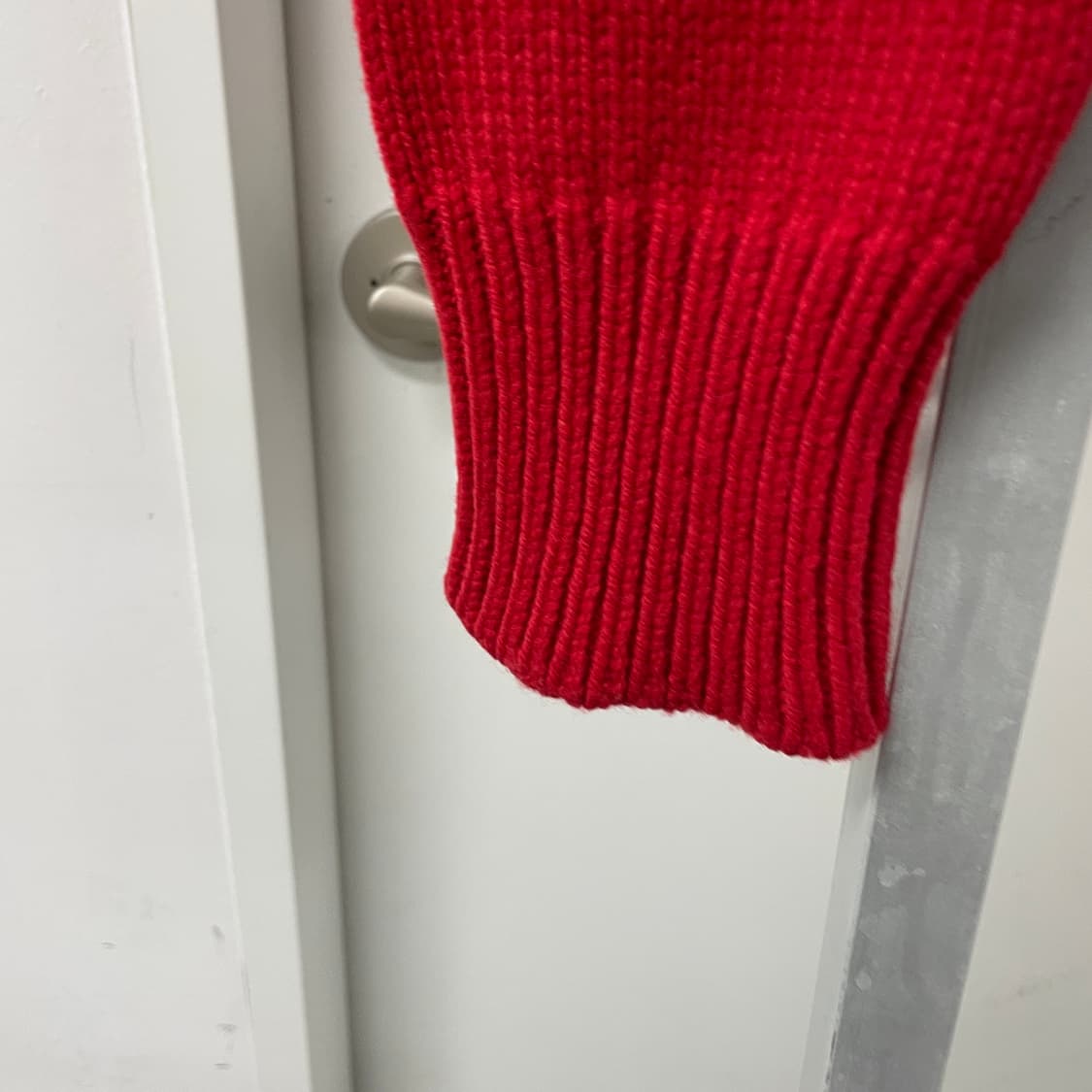 몽클레어 니트 팬츠 레드 M(W) 상품이미지5