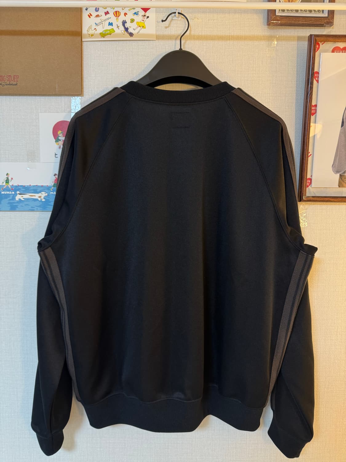 니들스 트랙 크루넥 폴리 스무스 블랙 상품이미지3