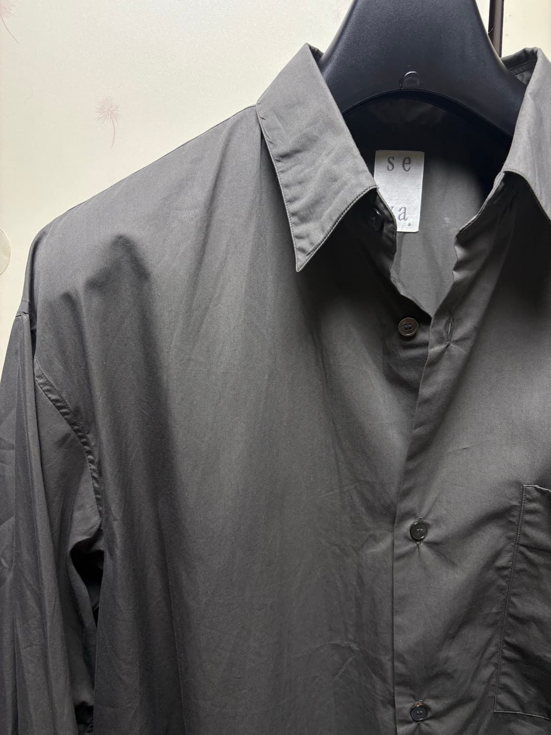 [3] Seya 세야 코튼 셔츠 grey 크리스타세야 상품이미지7