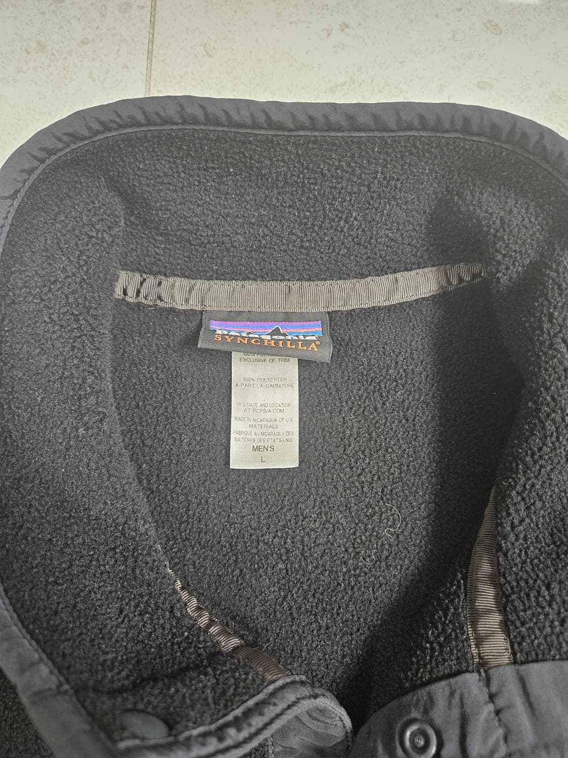 파타고니아 신칠라 L 블랙 상품이미지7