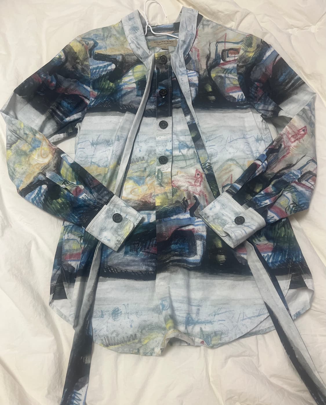 버버리 실크 셔츠 상품이미지1