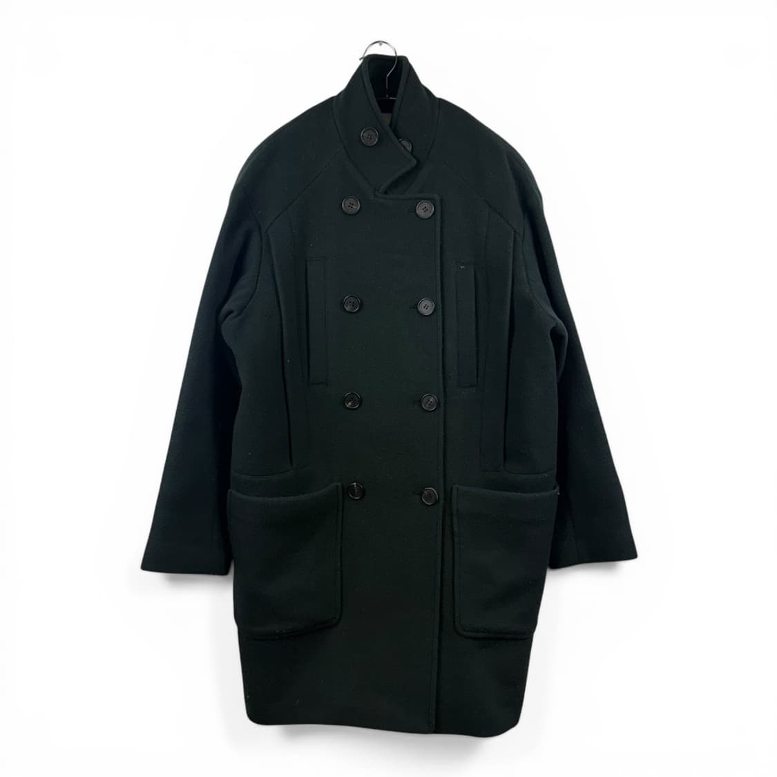 (160) 톰보이 울 더블 코트 상품이미지1