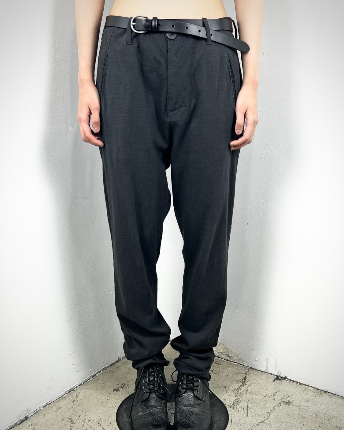 TRANSIT UOMO LINEN LONG LEG PANTS 상품이미지1
