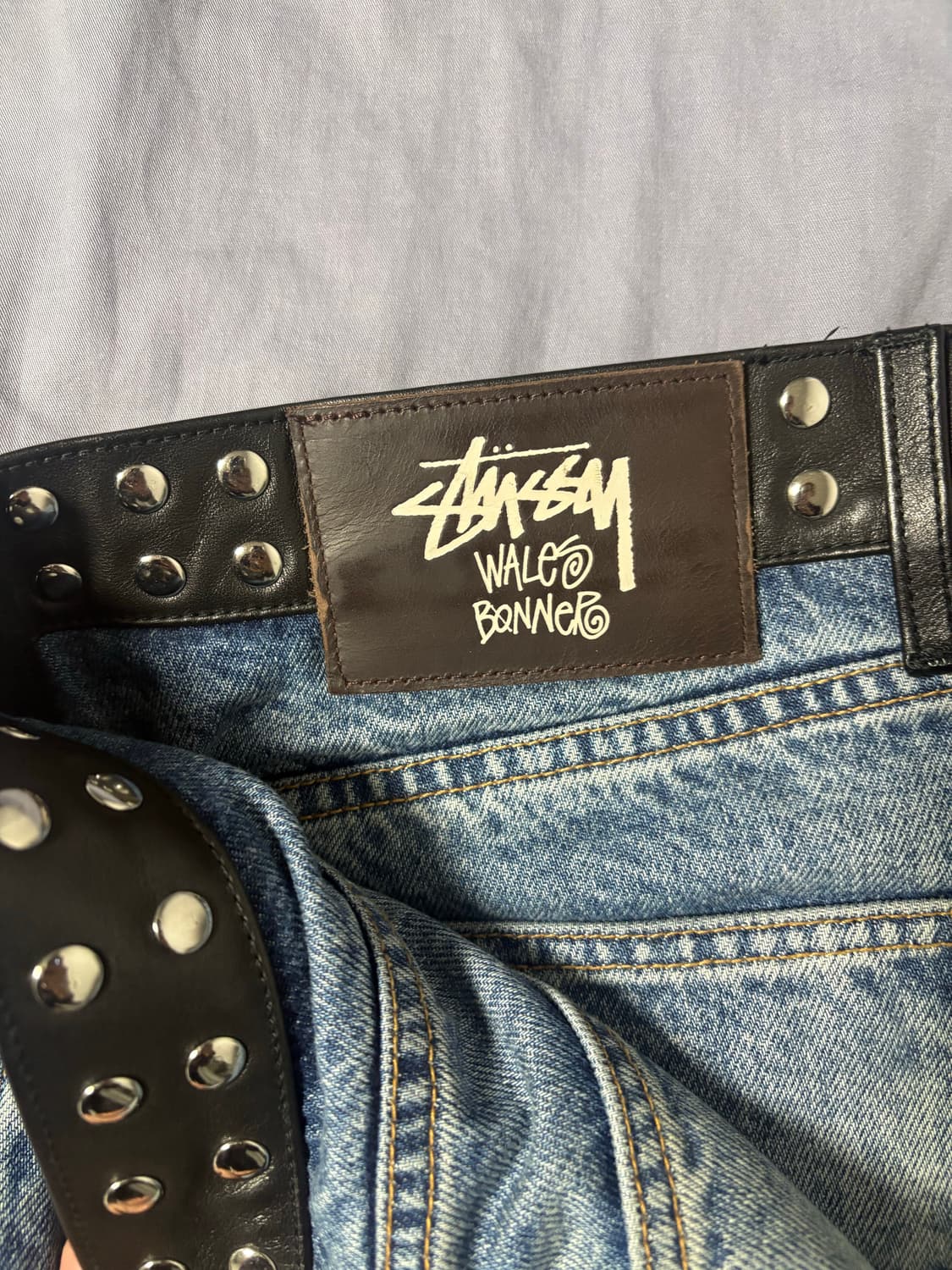 스투시 웨일즈보너 데님팬츠 상품이미지2