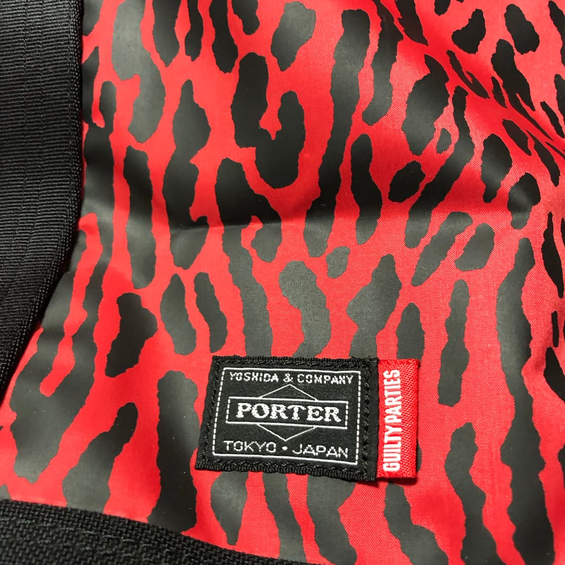 와코마리아x포터 레오파드 토트백 상품이미지4