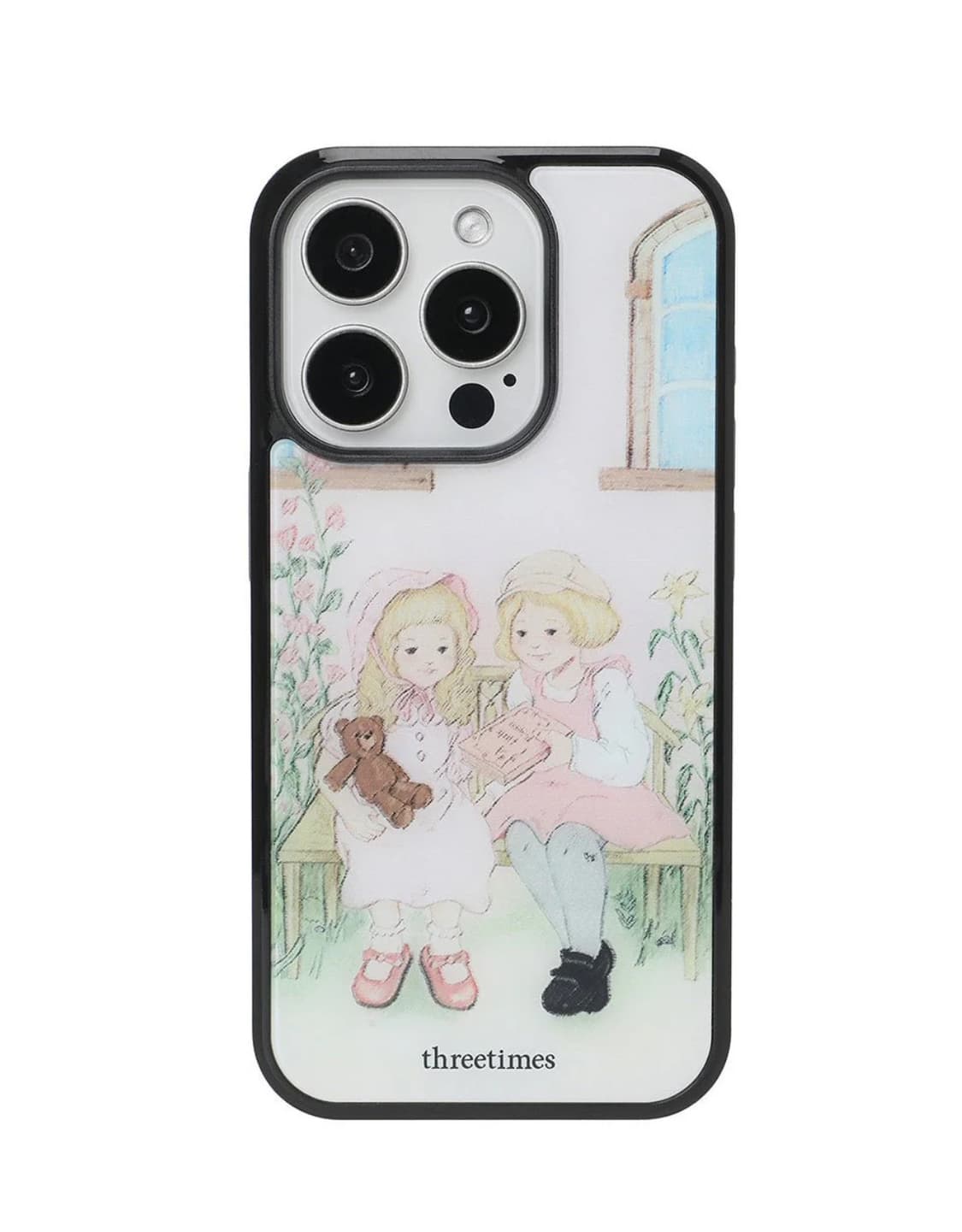 Threetimes 쓰리타임즈 리틀 블룸 폰 케이스 i phone 16  상품이미지1