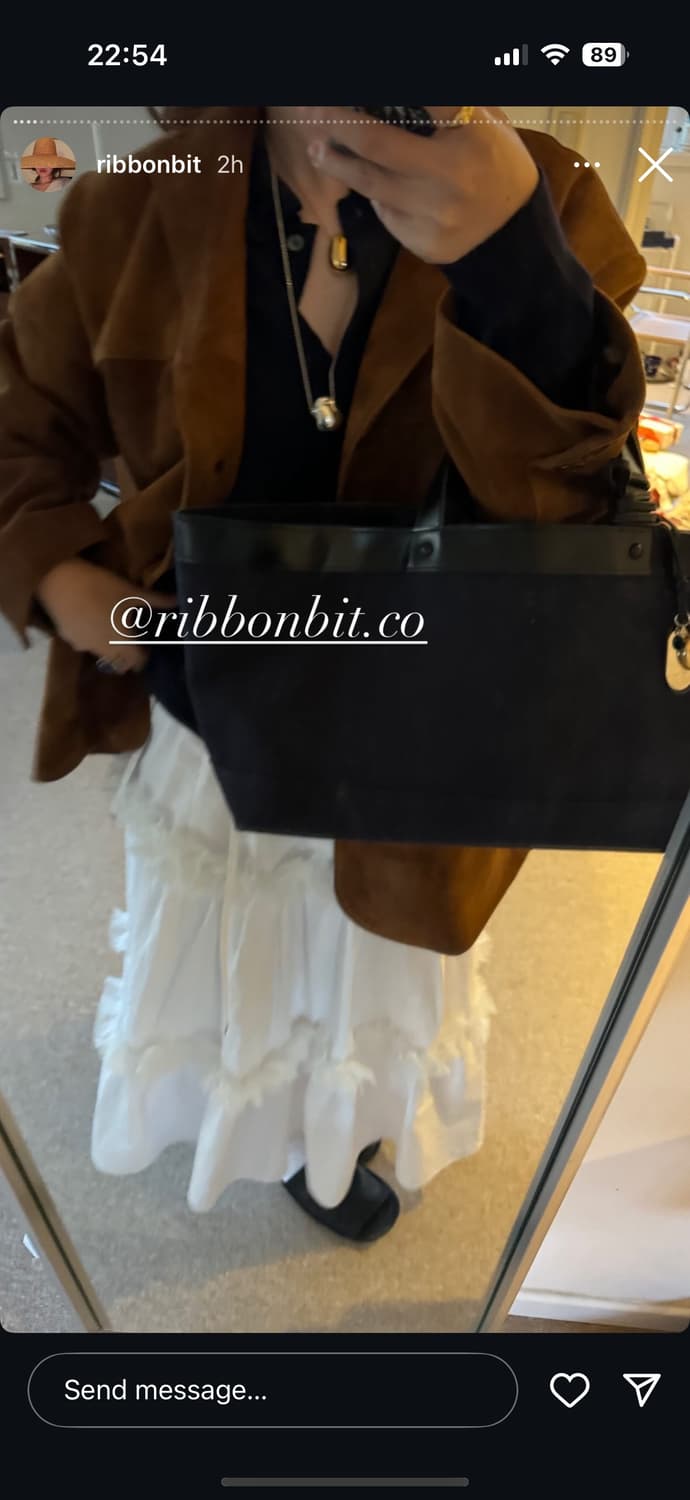 ribbonbit tan suede coat 리본빛 탄 스웨이드 자켓 상품이미지6