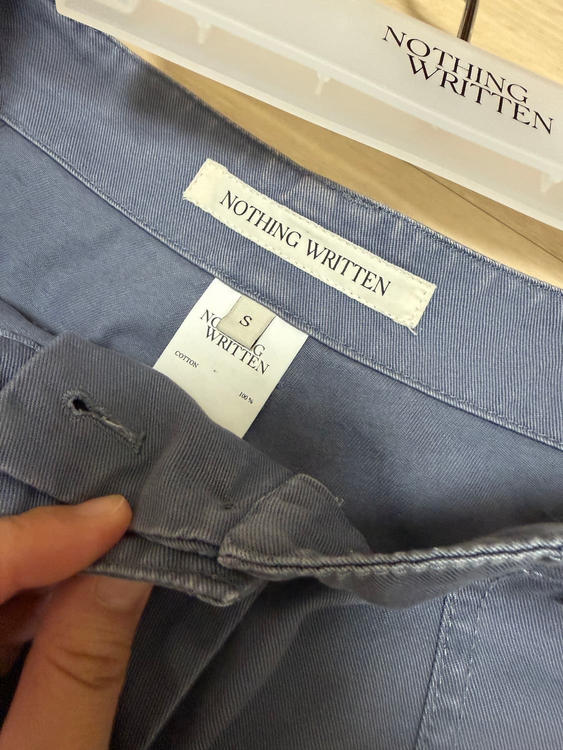 낫띵리튼 누 퍼티그 팬츠 Nou fatigue pants (Indi Bl 상품이미지6