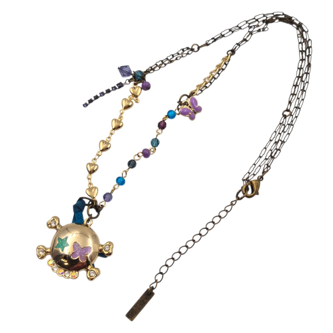 06s 에디션 안나수이 빅 스컬 하트 레이어드 목걸이 상품이미지1